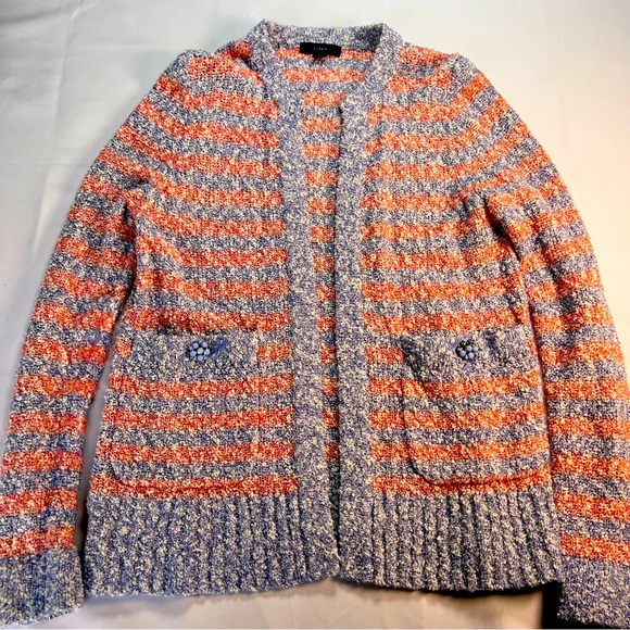 Women J. Crew Two-Color Breezy Cardigan Sweater Size XS - Picture 1 of 4